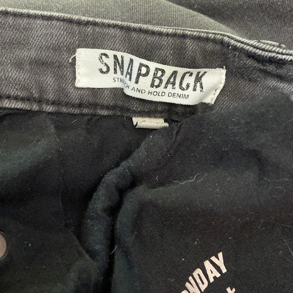 Grey Cheap Monday skinny jeans size 27/30 - Picture 2 of 2